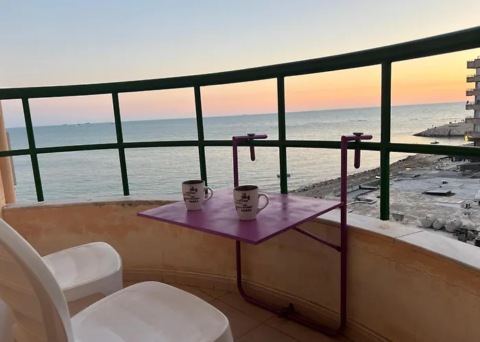 Apartment Balcony On The Sea